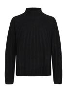 French Connection Kezia Recycled Mock Rib Jumper Svart
