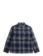 Superdry Wool Miller Overshirt Blå