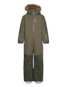 Viking Expower Insulated Playsuit Khaki Green