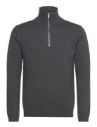 Lindbergh 100% Recycle Knit Half Zip Svart