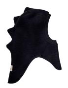Huttelihut Balaclava Triangles Wool Marinblå
