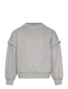 The New Tnrenata Glitter Sweatshirt Grå
