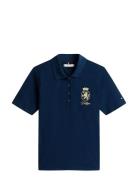 Tommy Hilfiger Gold Crest Reg Ss Polo Marinblå