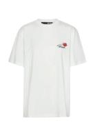 ROTATE Birger Christensen Over D T-Shirt Vit