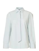 Selected Slfnorma Over Ls Shirt B Blå