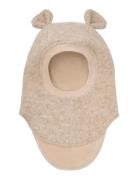 Huttelihut Balaclava Ears Wool Kräm