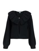 Object Objdenisi L/S Lo Knit Cardigan Noos Svart
