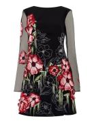 French Connection Astrida Darcy Crepe Dress Svart