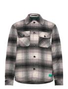 Scotch & Soda Check Overshirt Grå