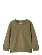 Lil'Atelier Nmmilondon Ron Ls Nreg Sweat Lil Khaki Green