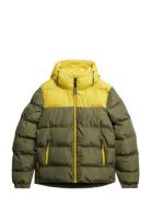 Superdry Sport Colourblock Hooded Puffer Jkt Multi/patterned
