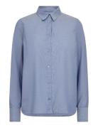 MOS MOSH Mmanica Oxford Shirt Blå