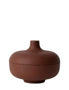 Design House Stockholm Sand Medium Bowl W Lid Brun