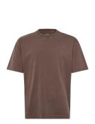 Hollister Heavy Weight Boxy T Shirt Brun