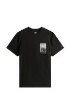 Tommy Jeans Tjm Reg Photo Tee Svart