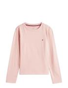 Tommy Hilfiger Ls Cuffed Pj Set Rosa