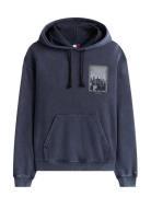 Tommy Jeans Tjm 90S Wshd Photo City Hood Ext Marinblå