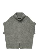 Vero Moda Vmbang Sl Highneck Zipper Vest Boo Grå