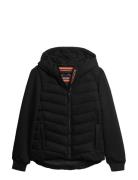 Superdry Hood Storm Hybrid Padded Jkt Svart