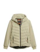 Superdry Hood Storm Hybrid Padded Jkt Beige