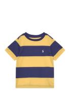Ralph Lauren Kids Striped Cotton Jersey Tee Gul