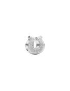 Pandora Textured Horseshoe Sterling Silver Mini Charm Silver