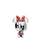 Pandora Disney Minnie Sterling Silver Charm With Red And Black Enamel ...