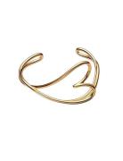 Pandora Heart 14K Gold-Plated Open Bangle Guld