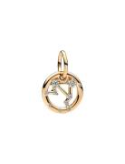 Pandora Libra Zodiac 14K Gold-Plated Dangle With Clear Cubic Zirconia ...