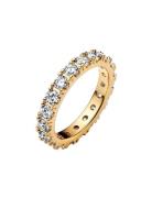 Pandora 14K Gold-Plated Ring With Clear Cubic Zirconia Guld