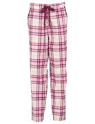 Missya Check Flannel Night Pants Rosa