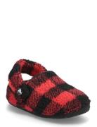 Crocs Classicbuffcheckcozzzyslipperk Röd