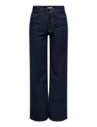 JDY Jdyfelina-Fina Hw Wide Rinse Jnsdnm Noos Blå