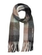 French Connection Super Soft Check Scarf Multi/patterned