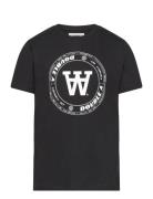 WOOD WOOD Ola Tirewall T-Shirt Gots Svart