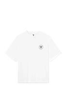 WOOD WOOD Wwliam Tee Aacomp 25074 Vit