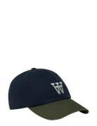 WOOD WOOD Wwaa Embroidery Cap 25246 Marinblå