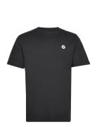 WOOD WOOD Ace Badge T-Shirt Gots Svart