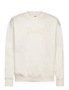 WOOD WOOD Noel Aa Script Embroidery Sweatshirt Vit