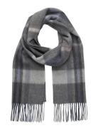 Portia 1924 Grey Wool Scarf Grå