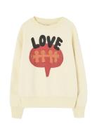 THE ANIMALS OBSERVATORY Love Flan Yellow Bear Sweatshirt Gul