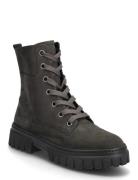 Gabor Laced Ankle Boot Grå