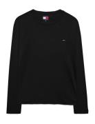 Tommy Jeans Tjm Original Rib Longsleeve Tee Svart