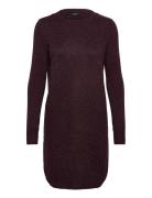 Vero Moda Maternity Vmmdoffy Ls O-Neck Dress Ga Noos Burgundy