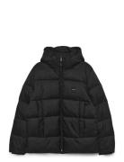 Calvin Klein Hooded Quilt Puffer Mw Svart