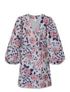 YAS Yaskelly 7/8 Wrap Dress - D2D Rosa