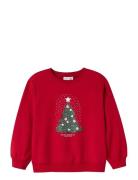 Name It Nkfrili Ls Nreg Sweat Bru Box Röd