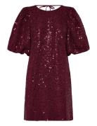 Noella Pastis Short Dress Burgundy