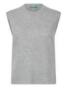United Colors Of Benetton Sleeveless Sweater Grå
