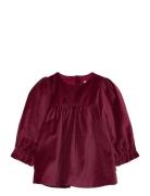 Wheat Dress L/S Elvira Burgundy